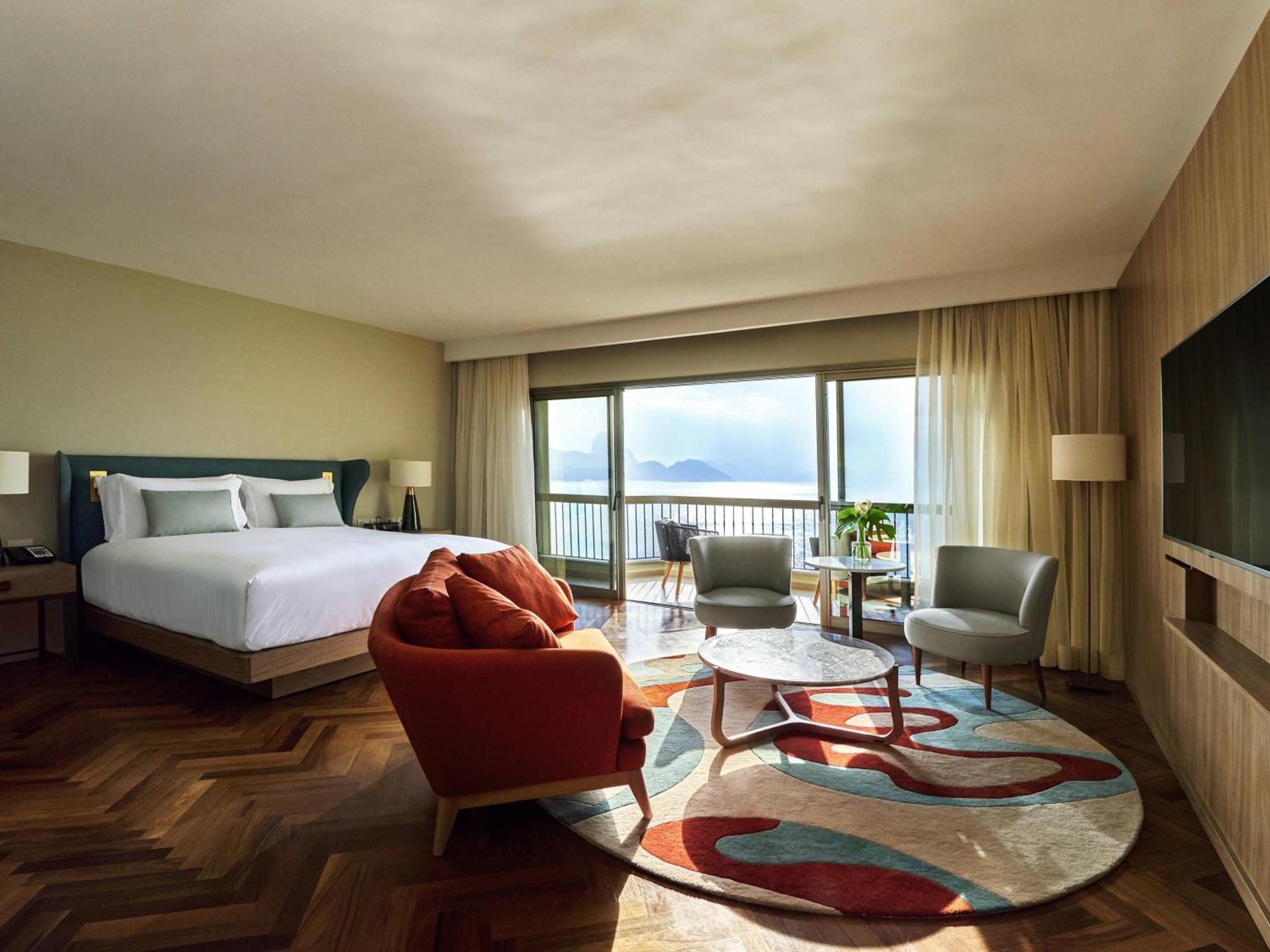 Suíte Júnior com Cama King-size e Vista do Mar